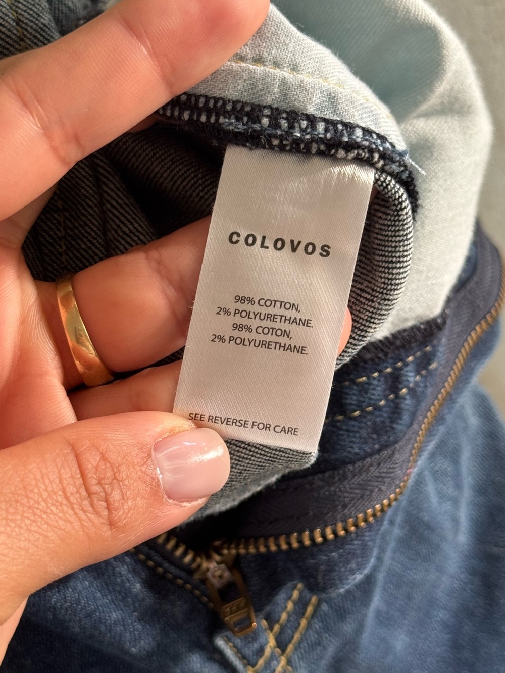 Colovos Buckle Jean Medium Fade Pleated High Rise Tapered Denim | 2 - Picture 7 of 10
